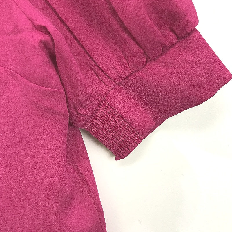 Portmans Macie Short Sleeve Collared Knockout Pink Shirt Ladies Size AU 12 NEW