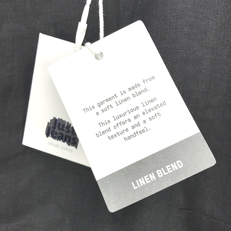 Just Jeans Ginny Black Linen Blend Mini Shift Dress Ladies Size AU 10 NEW