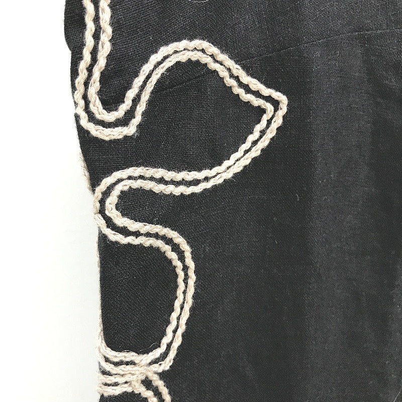 Just Jeans Ginny Black Linen Blend Mini Shift Dress Ladies Size AU 10 NEW