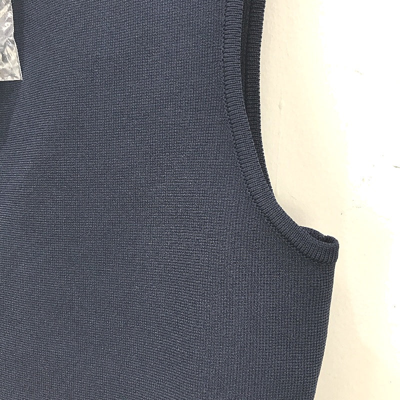 Portmans Jessica Milano Russian Navy Blue Peplum Vest Ladies Size Medium NEW