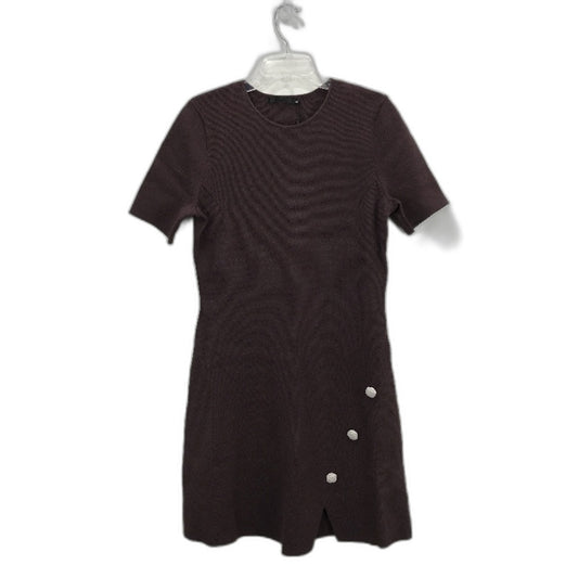 Portmans Riley Curved Milano Fudge Brown Mini Dress Ladies Size Medium NEW