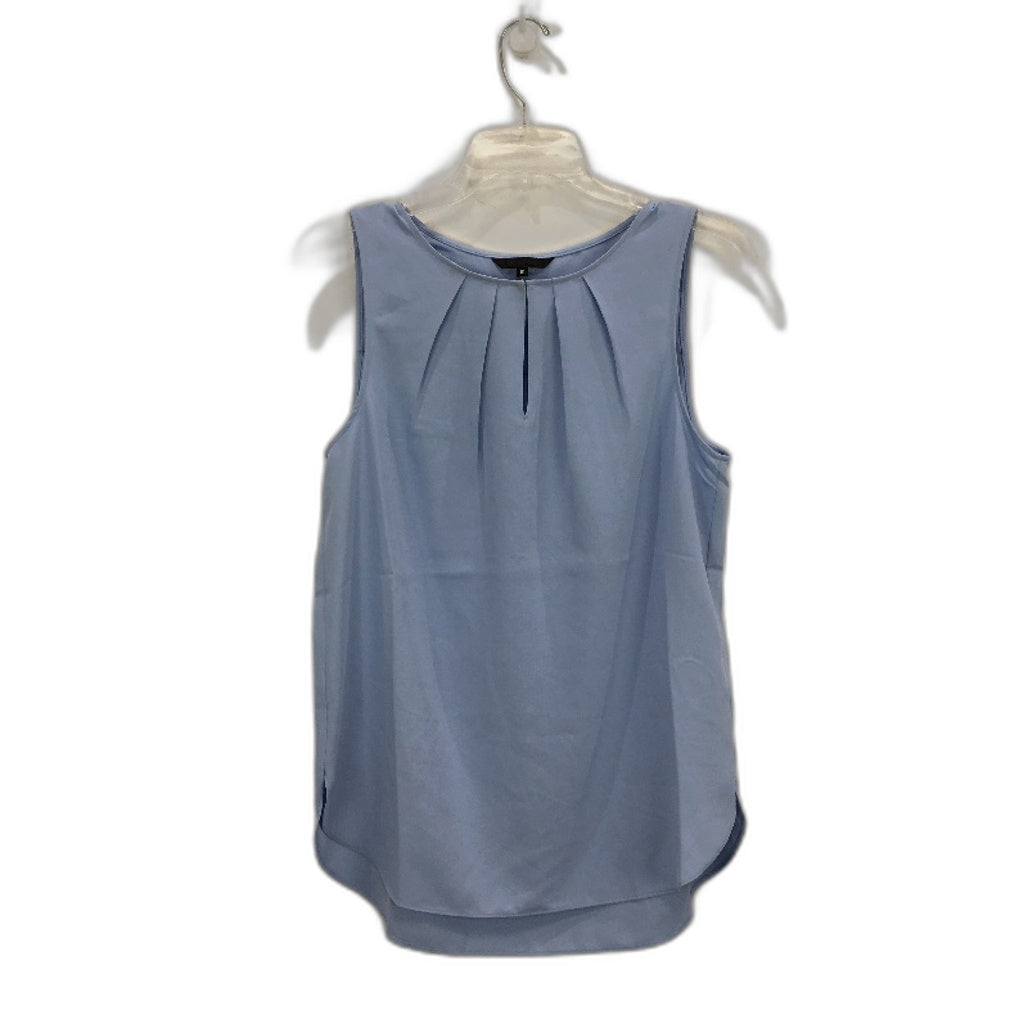 Portmans Dakota Sleeveless Brunnera Blue Shell Top Ladies Size AU 8 NEW