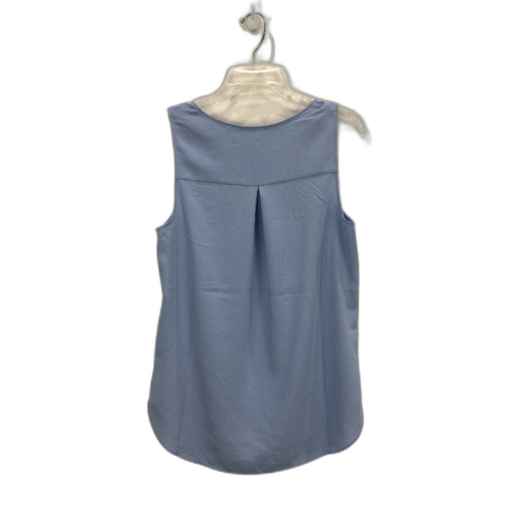 Portmans Dakota Sleeveless Brunnera Blue Shell Top Ladies Size AU 8 NEW
