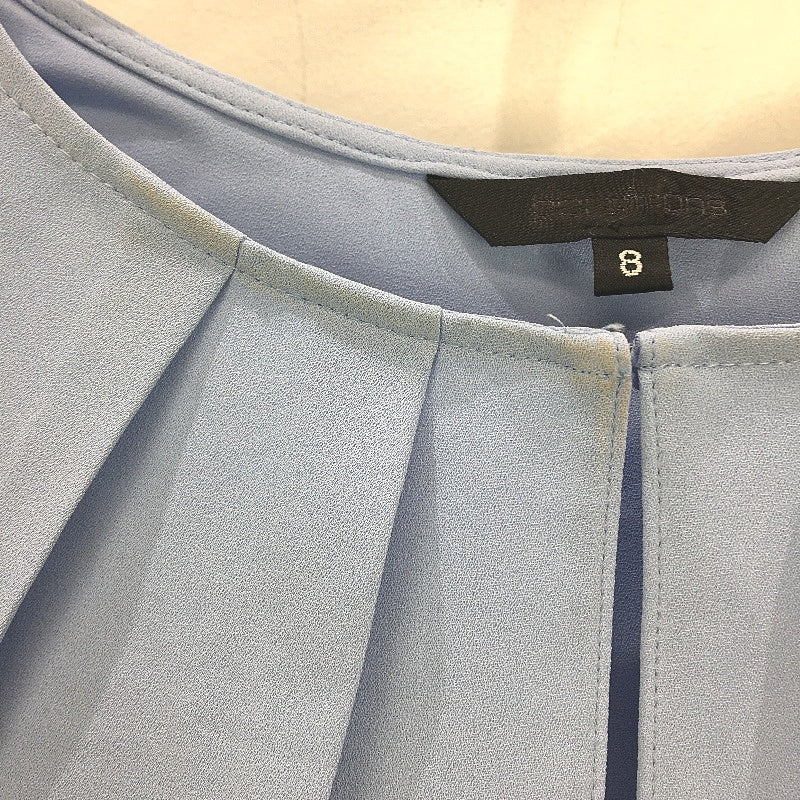 Portmans Dakota Sleeveless Brunnera Blue Shell Top Ladies Size AU 8 NEW