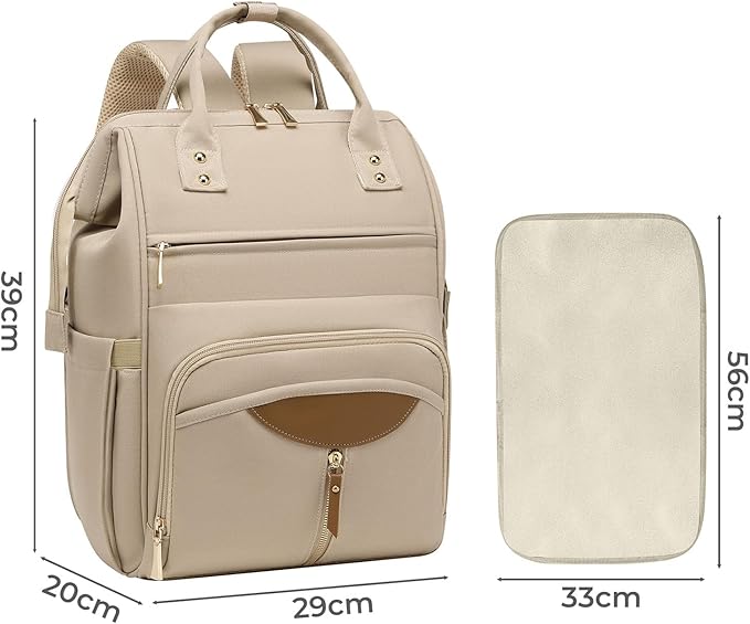 Bopeep Nappy Changing Bag Multifunctional Travel Diaper Backpack With Pad NEW