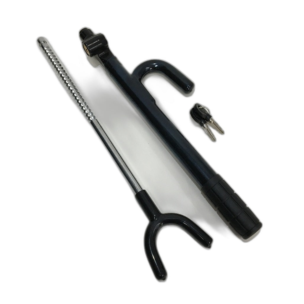 SURDOCA Anti Theft Car Steering Wheel Security Lock Fit Most Vehicles Black DEMO