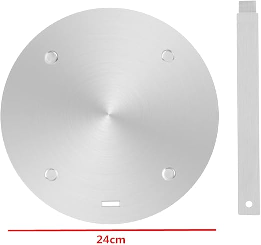 Stainless Steel 9.45" Heat Diffuser Induction Gas Adapter Plate Flame Guard NEW