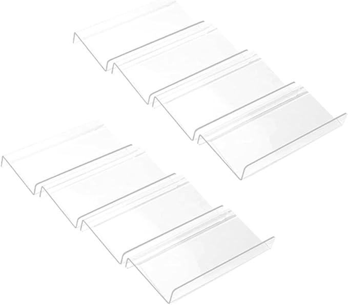 Clear Acrylic Spice Seasoning Drawer Insert 8 Pack Rack Tray Organizer NEW