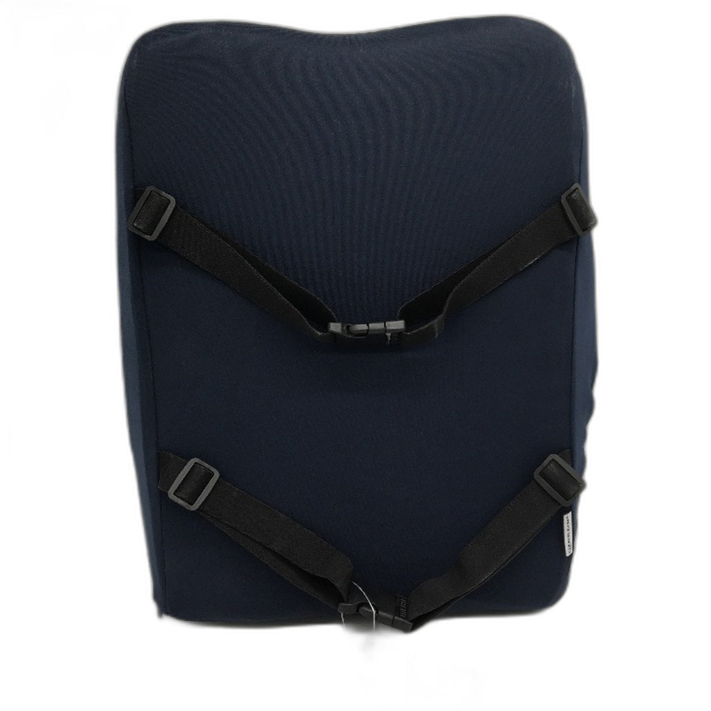 Travel Ease Ergonomic Lumbar Back Support Memory Foam Seat Cushion W Straps NEW