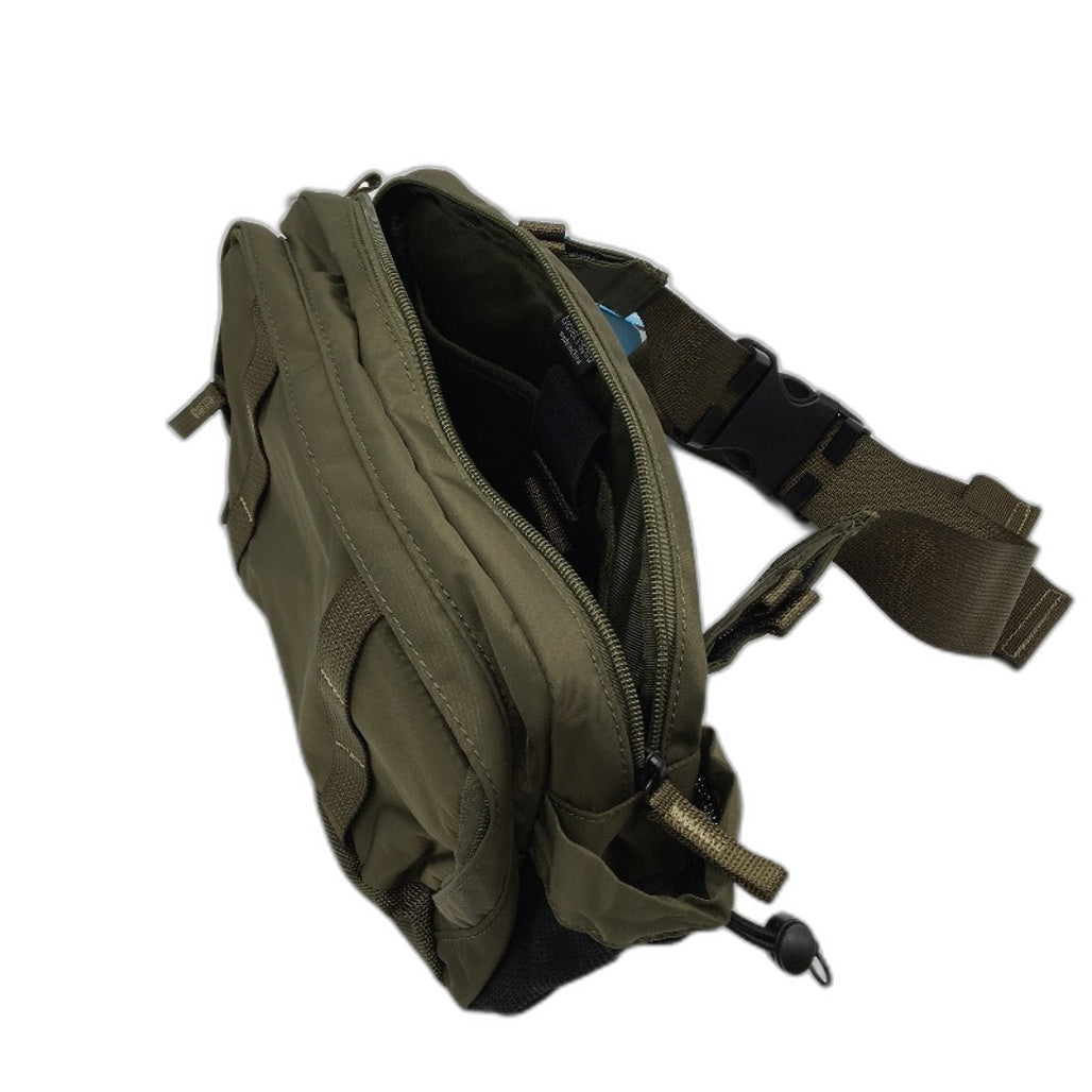 Travel Inspira Large Casual Crossbody Adjustable Belt Waist Hip Bag Green NEW