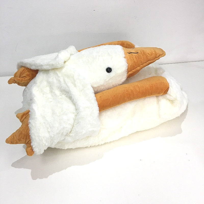 Giant White Goose Soft Stuffed Animal Plush Toy Huge Body Hugging Pillow NEW