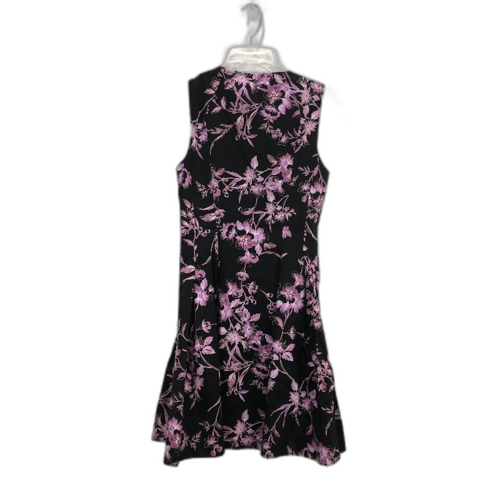 Portmans Sabrina Zip Through French Toile Black Dress Ladies Size AU 8 NEW