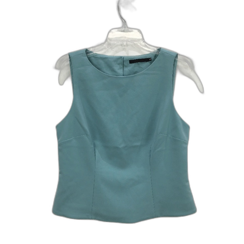 Portmans Seventh Heaven Nevada Sky Blue Soho Top Ladies Size AU 12 NEW