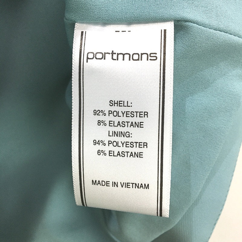 Portmans Seventh Heaven Nevada Sky Blue Soho Top Ladies Size AU 12 NEW
