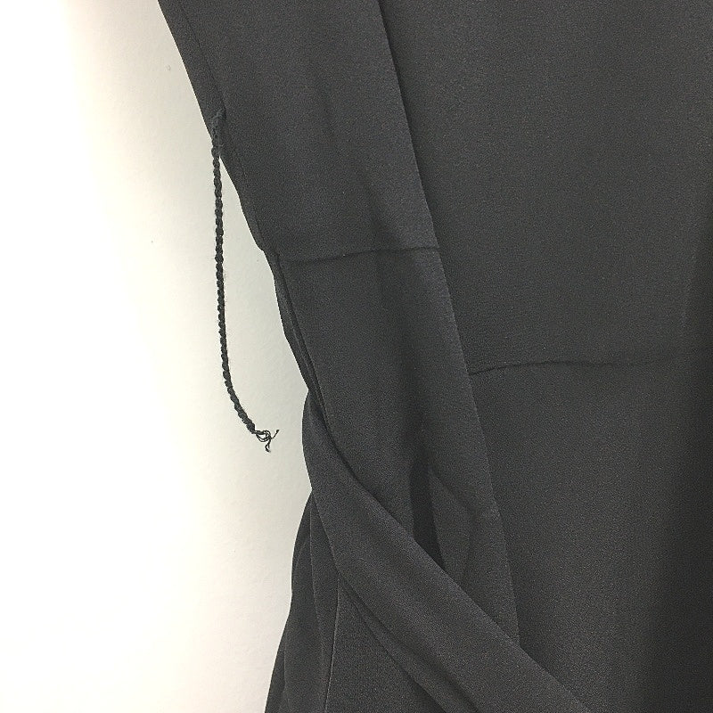 Portmans Kat Keyhole Fabric Belt Short Black Dress Ladies Size AU 14 NEW