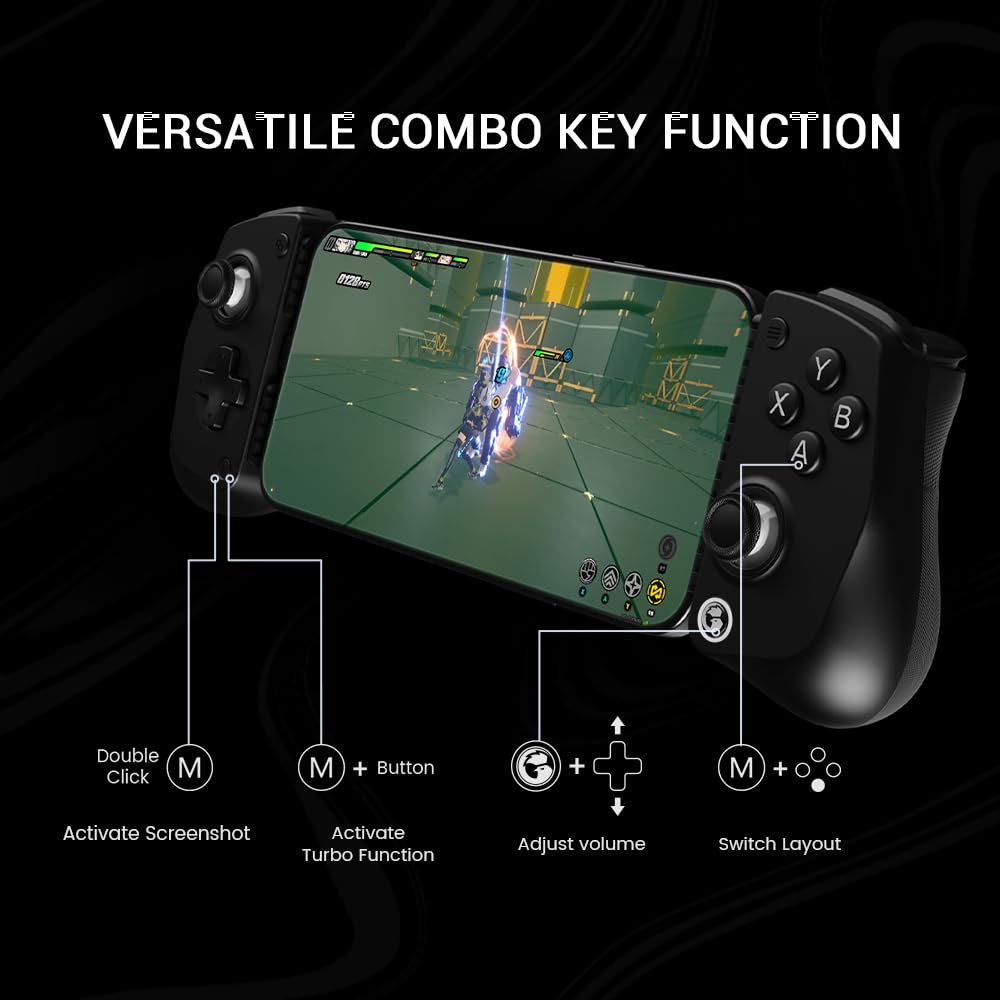 GameSir X5 Lite Type C Wired Black Mobile Game Controller for Android Phones NEW