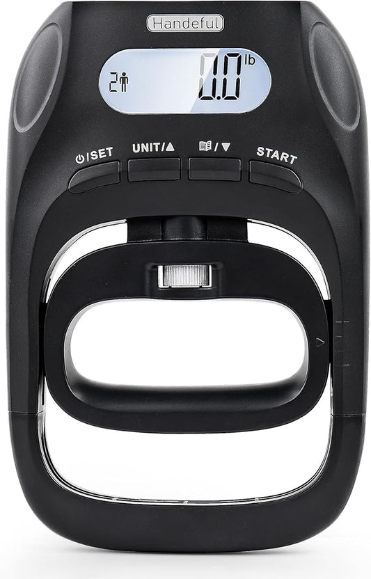 Handeful Digital Hand Dynamometer Grip Strength Tester Trainer Gauge NEW