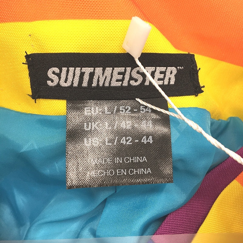 Suitmeister Rainbow Stripe Summer Suit Costume Mens Size Large NEW