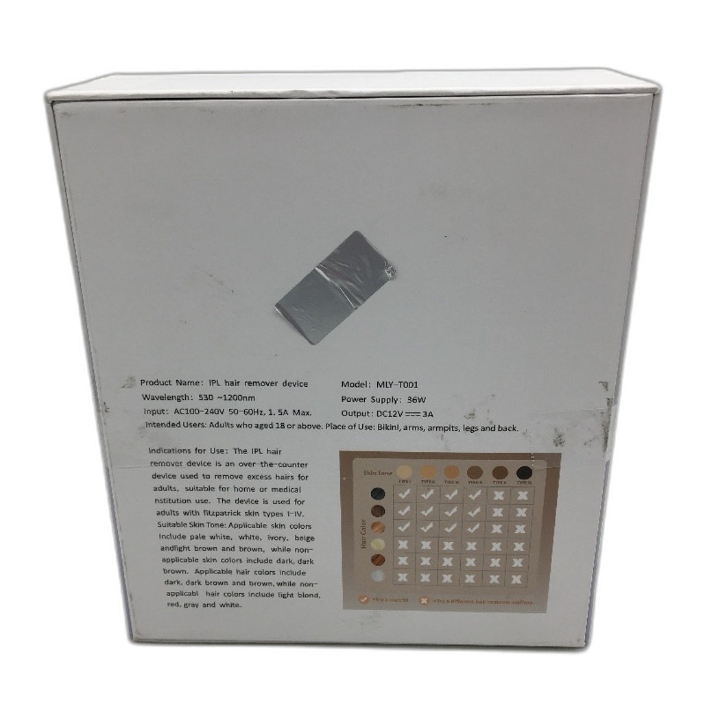 MLY-T001 Ice Cooling Over 999K Flash IPL Hair Removal Device NEW