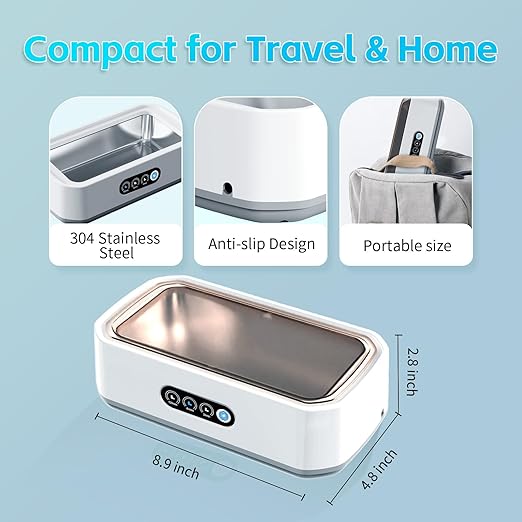 X81 40W 12v Ultrasonic Accessories and Tableware Vibrating Cleaner NEW