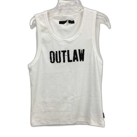 Insight Outlaw Ribbed White Relaxed Fit Scoop Neck Tank Top Mens Size XL NEW