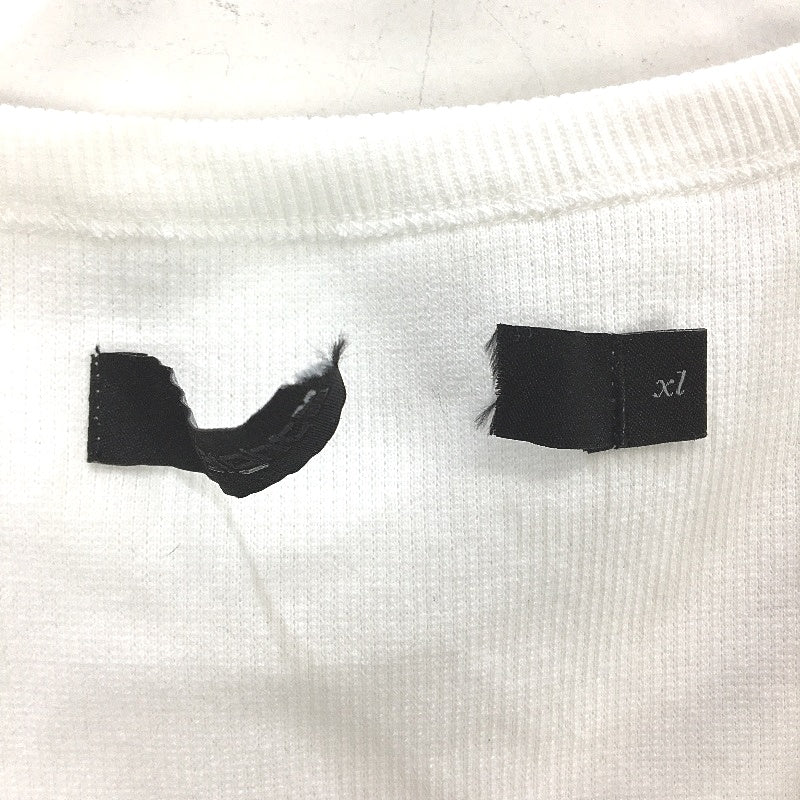 Insight Outlaw Ribbed White Relaxed Fit Scoop Neck Tank Top Mens Size XL NEW