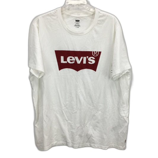 Levi's Graphic Set In Neck Classic White Cotton T-Shirt Mens Size XL NEW