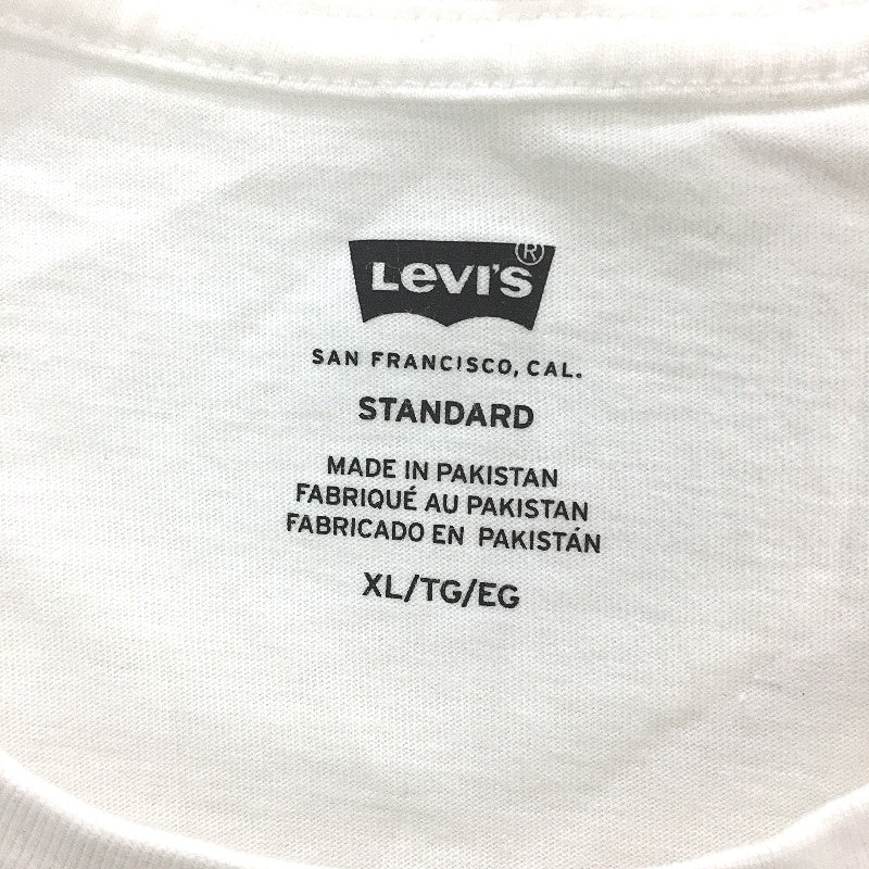 Levi's Graphic Set In Neck Classic White Cotton T-Shirt Mens Size XL NEW