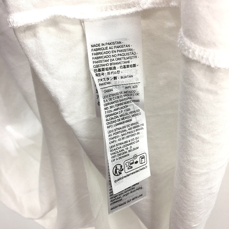 Levi's Graphic Set In Neck Classic White Cotton T-Shirt Mens Size XL NEW