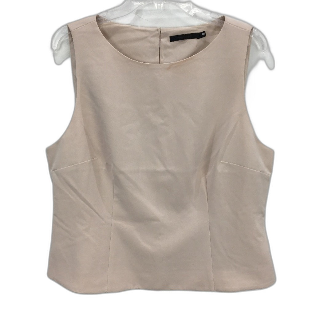 Portmans Seventh Heaven Buckwheat Beige Soho Top Ladies Size AU 16 NEW