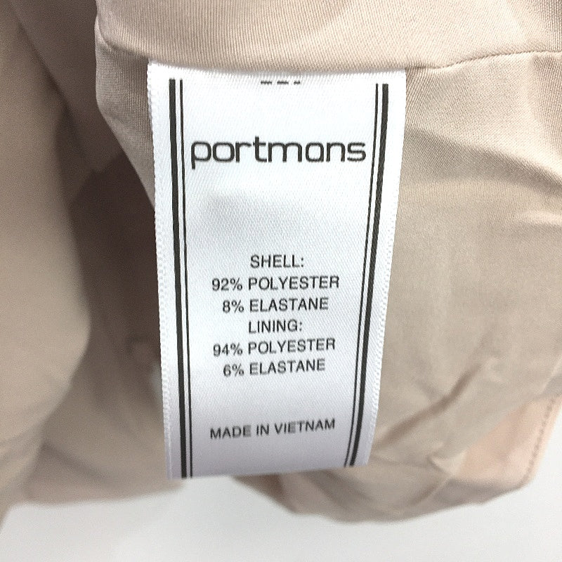 Portmans Seventh Heaven Buckwheat Beige Soho Top Ladies Size AU 16 NEW