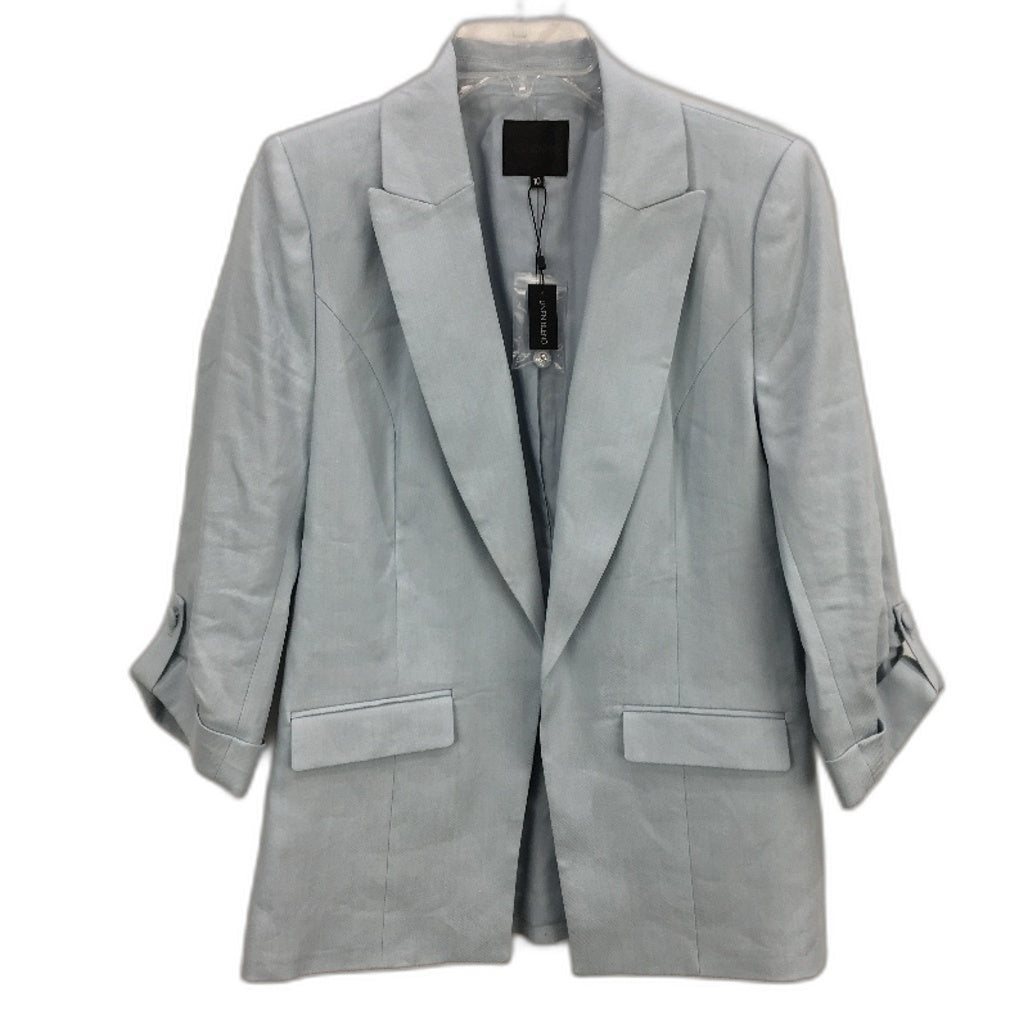 Portmans Blue Moon Linen Blend Skyway Blue Jacket Ladies Size AU 10 NEW