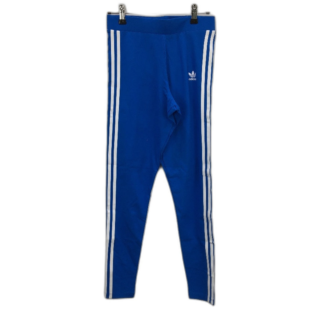 Adidas AdiColor Classics 3 Stripes Blue Bird Cotton Tights Ladies Size UK 10 NEW