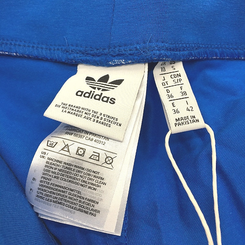 Adidas AdiColor Classics 3 Stripes Blue Bird Cotton Tights Ladies Size UK 10 NEW