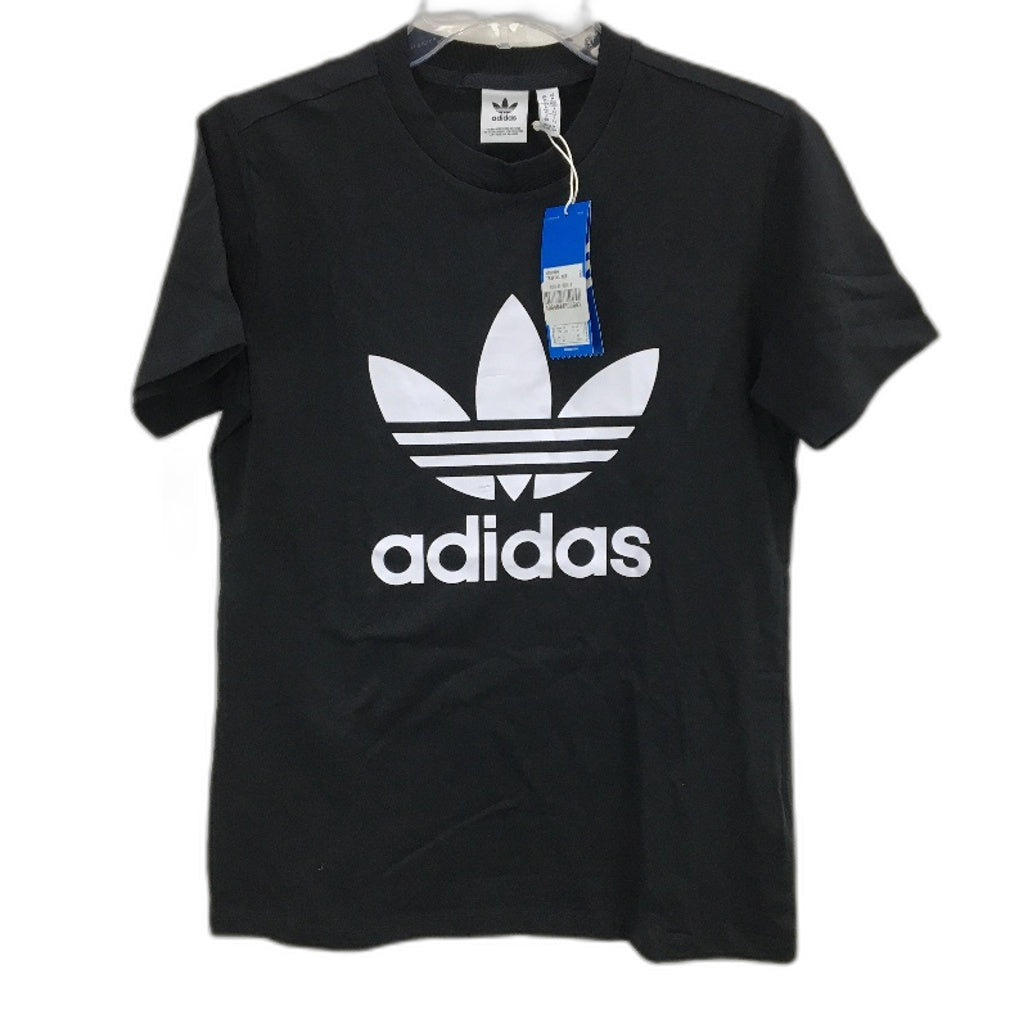 Adidas AdiColor Classics Trefoil Logo Black Tee Shirt Ladies Size UK 14 NEW
