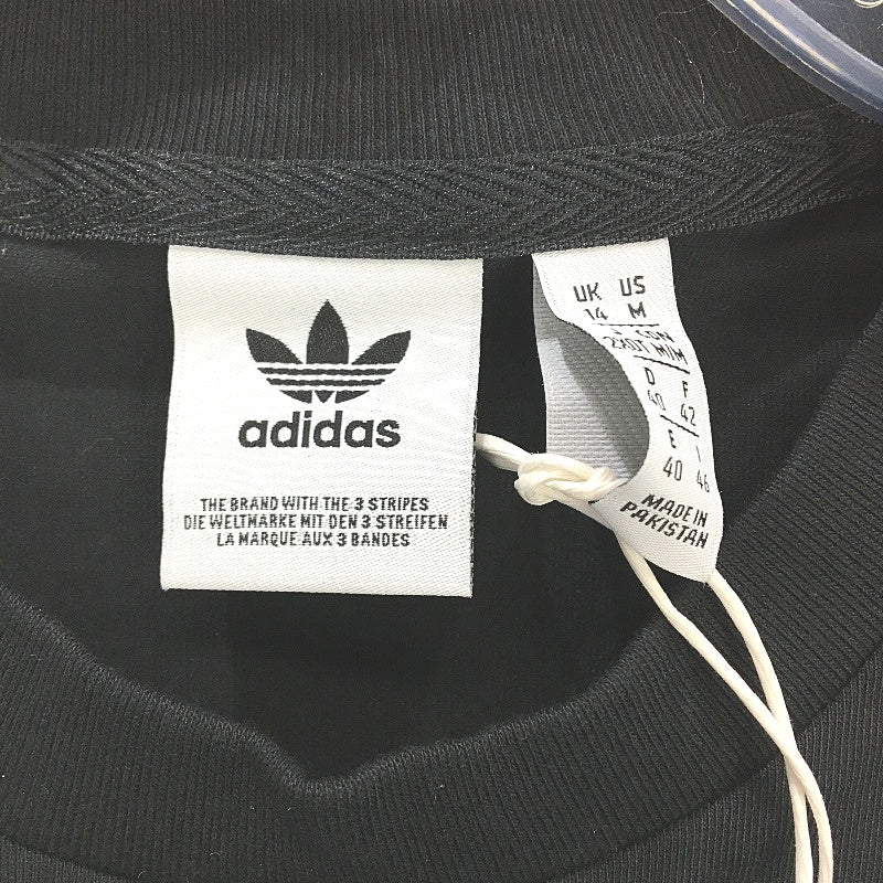 Adidas AdiColor Classics Trefoil Logo Black Tee Shirt Ladies Size UK 14 NEW