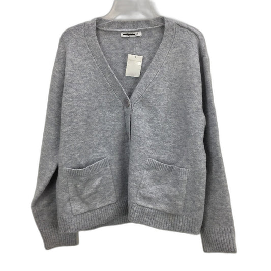 Just Jeans Gia Lux Ice Grey Marle Cropped Cardigan Ladies Size AU 18 Curve NEW