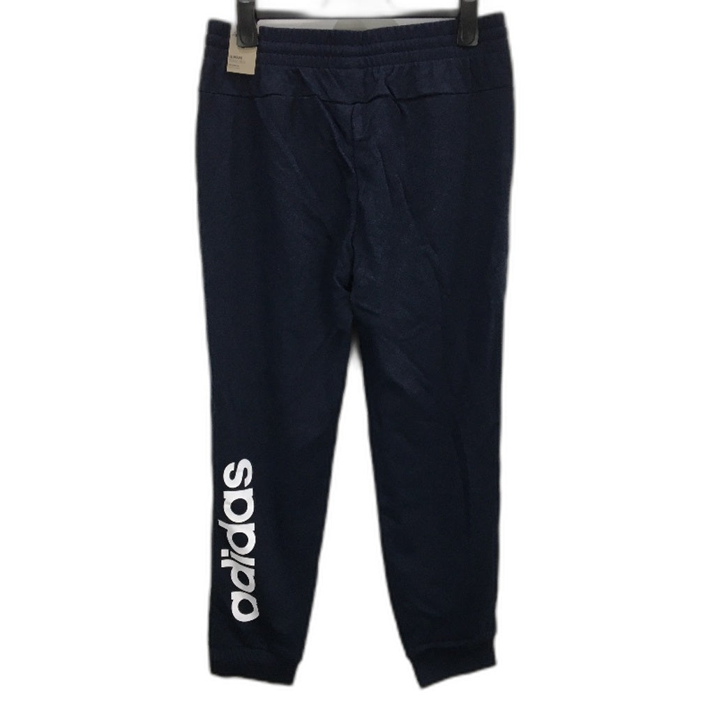 Adidas Essentials Navy Blue French Terry Slim Pants Ladies Size XL NEW