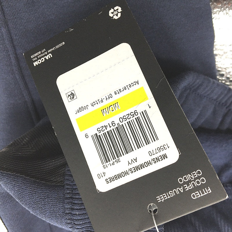 Under Armour Accelerate Off Pitch Navy Track Pants Mens Size Medium NEW