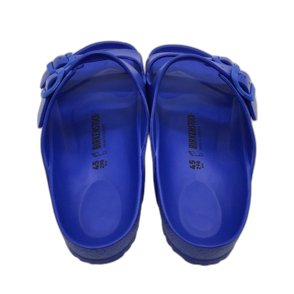Birkenstock Arizona EVA Blue Regular Fit 2 Strap Slides Men US 12 EU 45 NEW