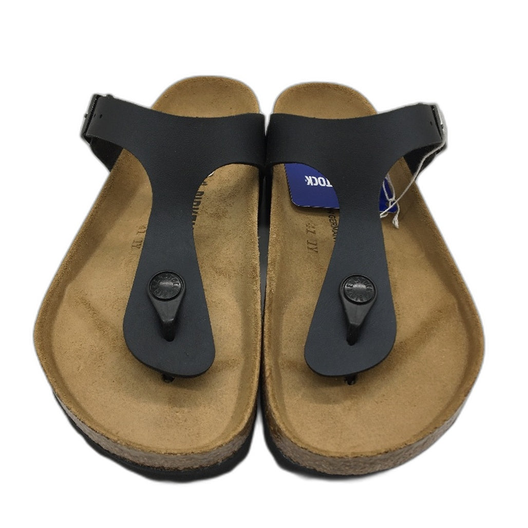 Birkenstock Gizeh BS Black Regular Fit Thong Sandal Unisex EU 39 L8 M6 NEW