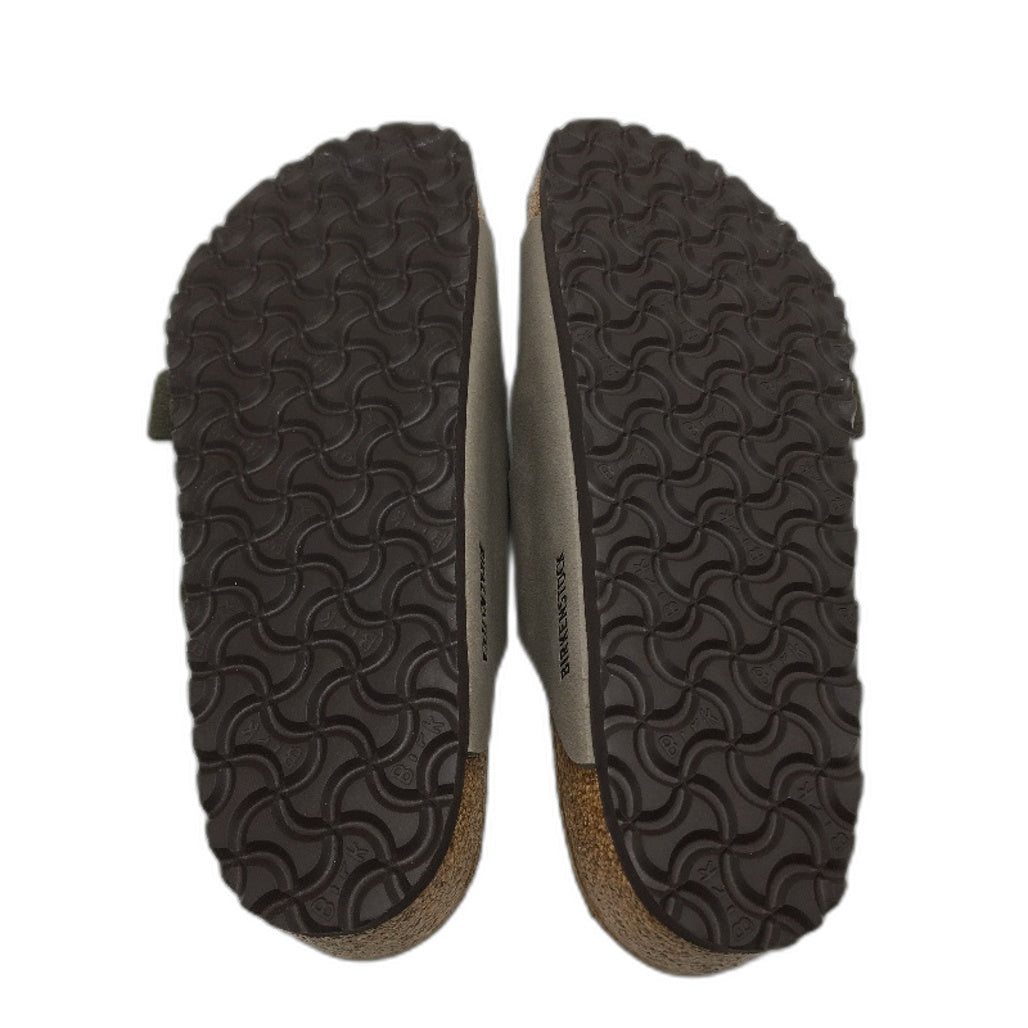 Birkenstock Arizona Regular Fit Stone Leather Sandals Mens US 10 EU 43 NEW