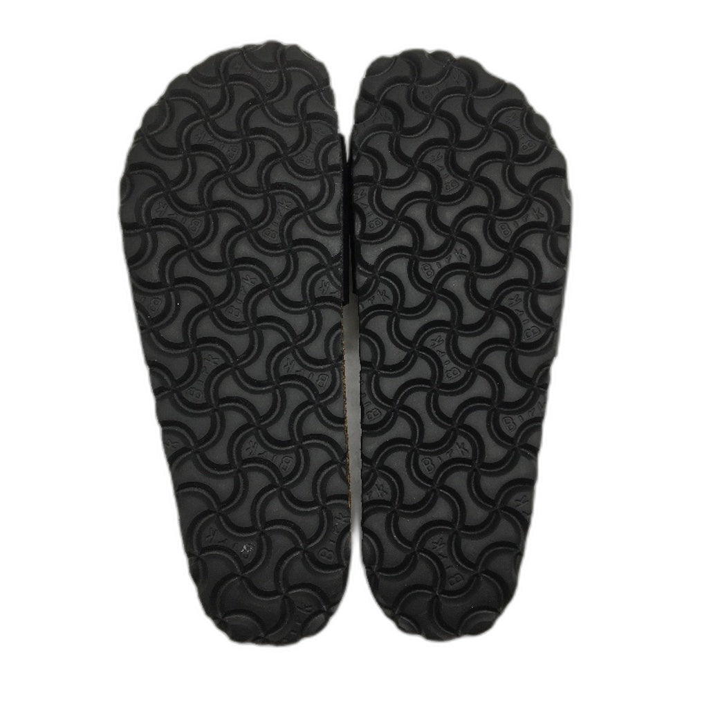 Birkenstock Madrid Black Narrow Fit Single Buckle Slides Unisex 42 L11 M9 NEW