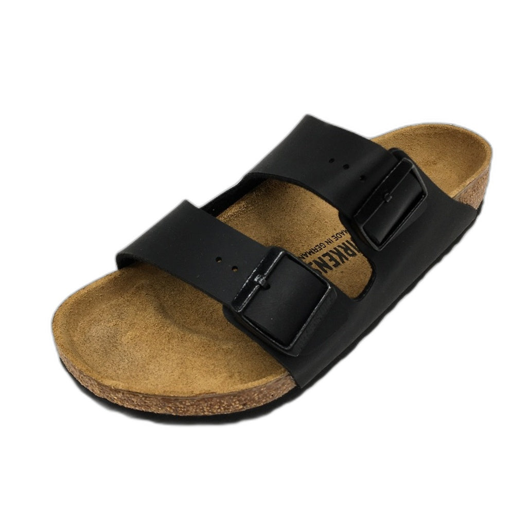 Birkenstock Classic Arizona Black Regular Fit 2 Strap Slides Men US 15 EU 48 NEW