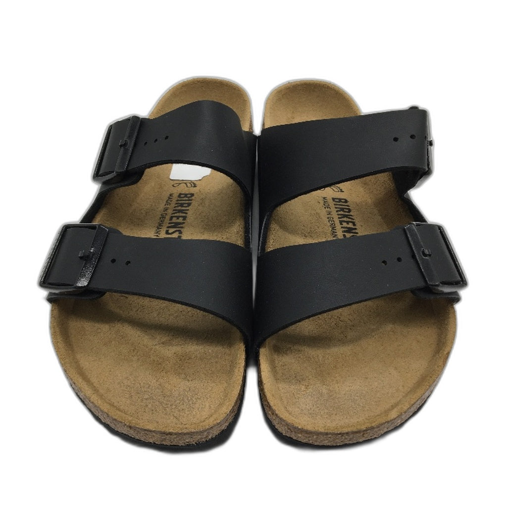 Birkenstock Classic Arizona Black Regular Fit 2 Strap Slides Men US 15 EU 48 NEW