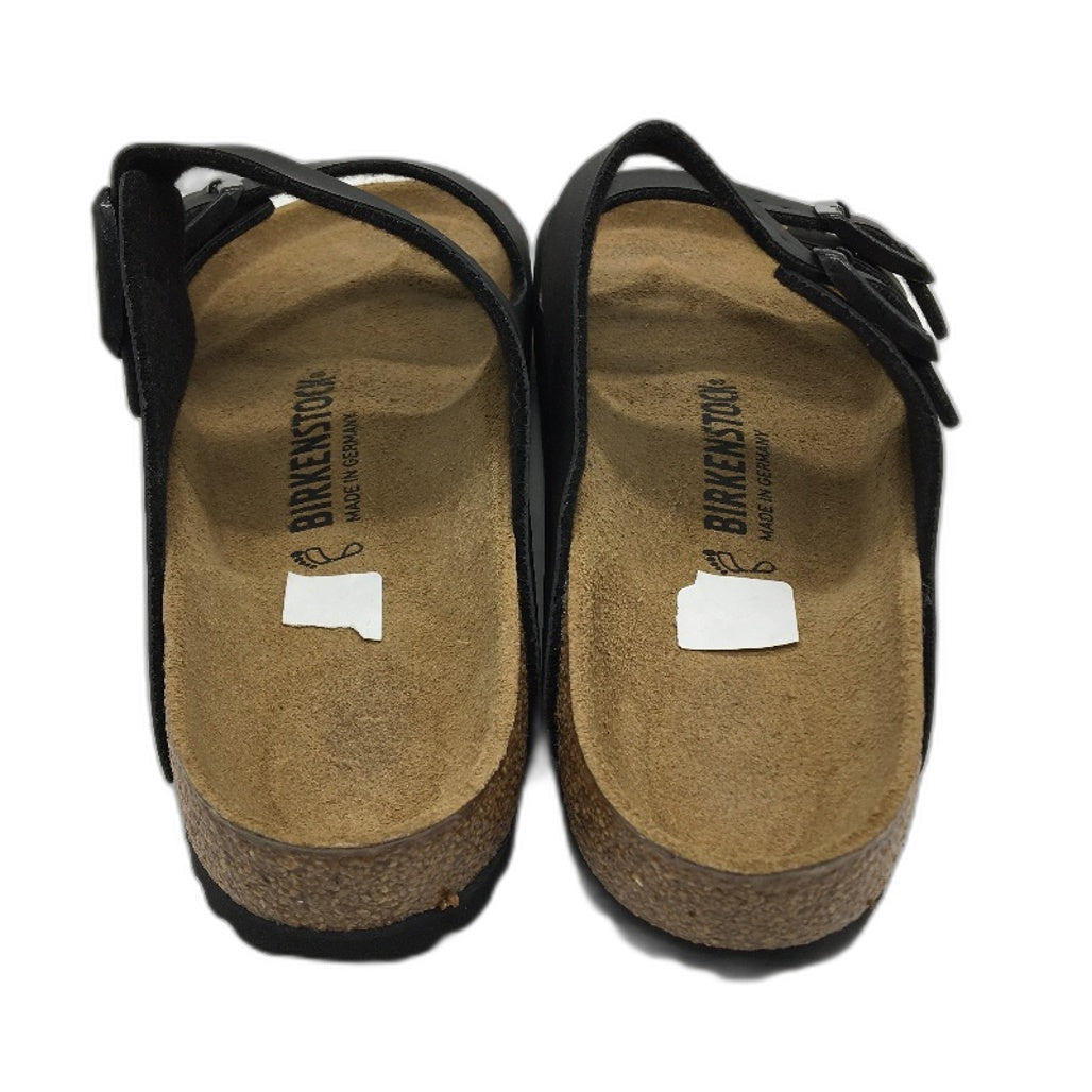 Birkenstock Classic Arizona Black Regular Fit 2 Strap Slides Men US 15 EU 48 NEW