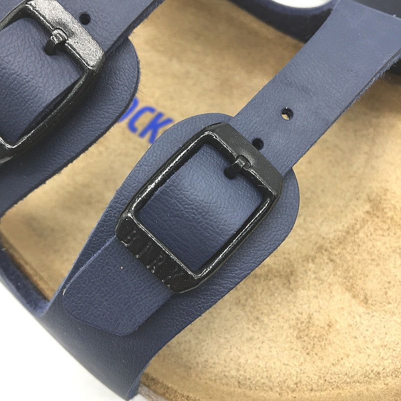 Birkenstock Classic Florida Blue Regular Fit 3 Strap Slides Unisex 38 L7 M5 NEW