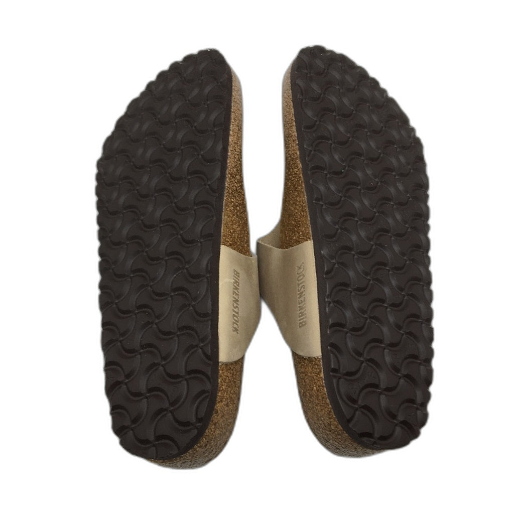 Birkenstock Gizeh Brown Waxy Leather Thong Sandals Unisex L10 M8 EU 41 NEW