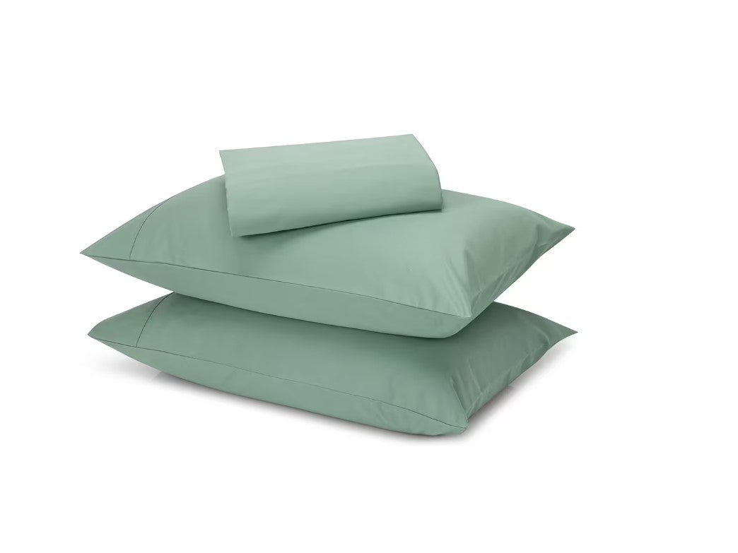 Sage Green 500 Thread Count Australian Grown Cotton Sheet Set QUEEN NEW