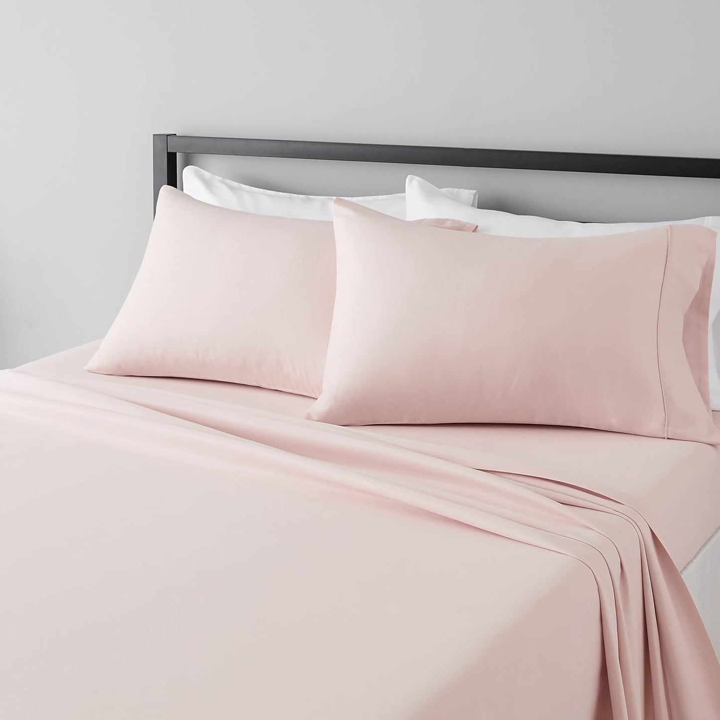 Light Pink 500 Thread Count BCI Australian Grown Cotton Sheet Set QUEEN NEW